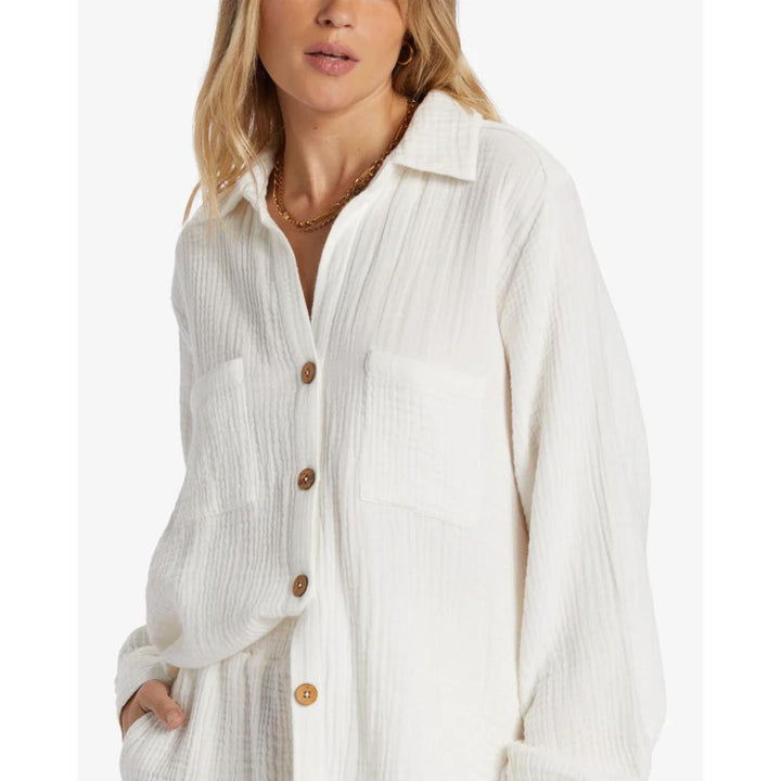 BILLABONG SWELL WOVEN SHIRT SALT CRYSTAL