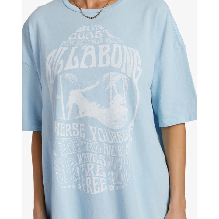 BILLABONG SUN COAST T-SHIRT BLISS BLUE