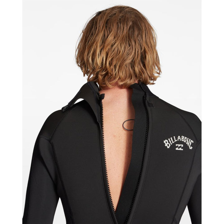 BILLABONG ABSOLUTE 3/2 BACK ZIP BLACK