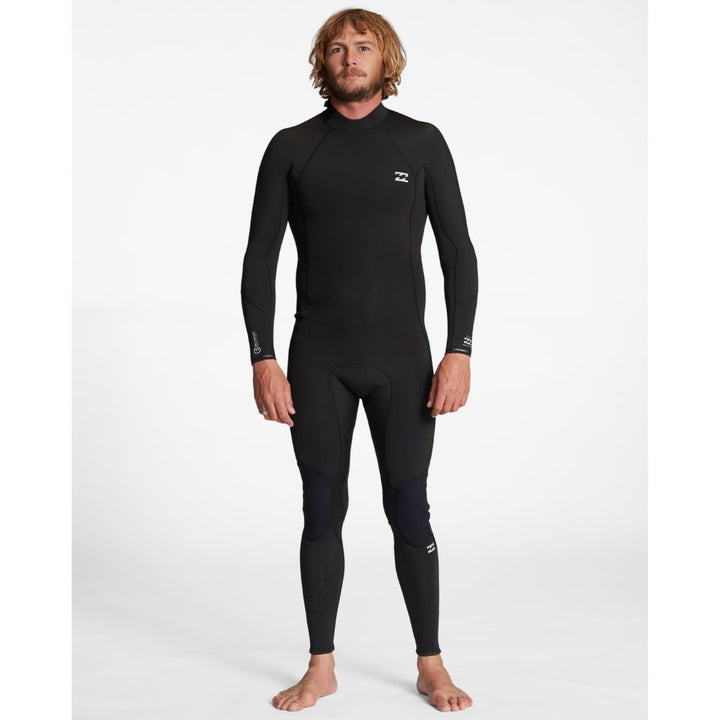 BILLABONG ABSOLUTE 3/2 BACK ZIP BLACK