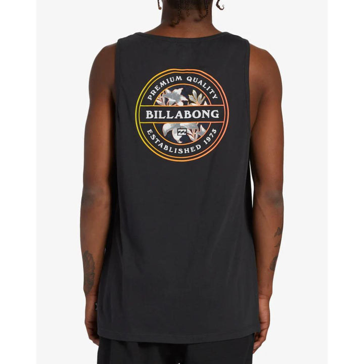 BILLABONG ROTOR TANK WASHED BLACK
