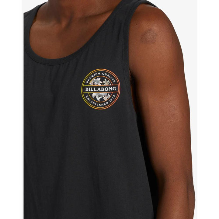 BILLABONG ROTOR TANK WASHED BLACK