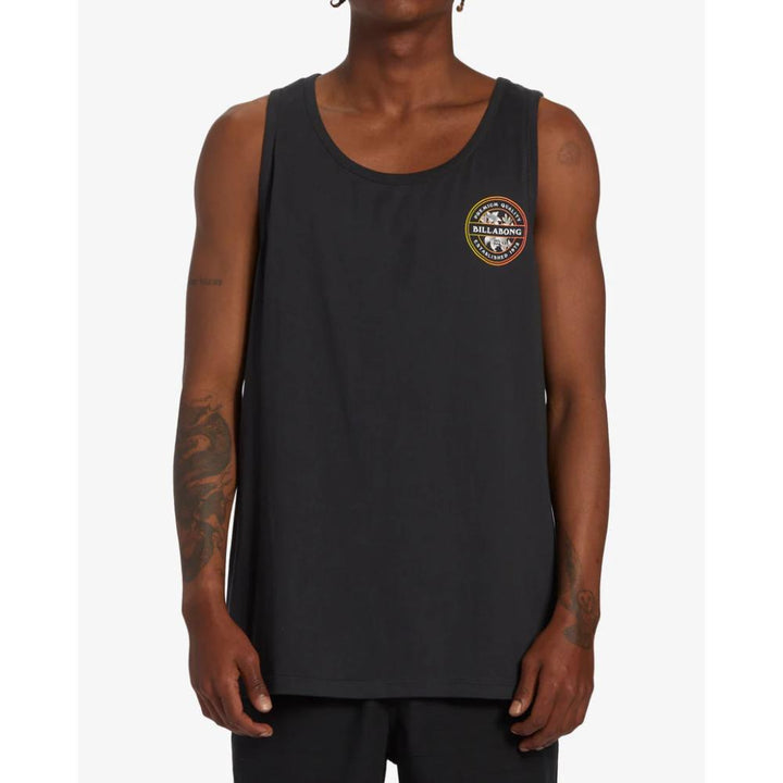 BILLABONG ROTOR TANK WASHED BLACK