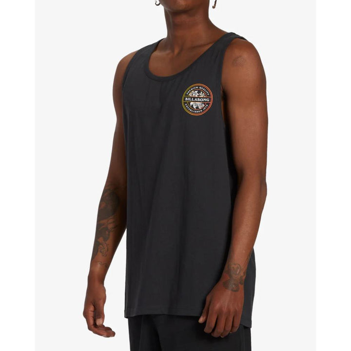 BILLABONG ROTOR TANK WASHED BLACK
