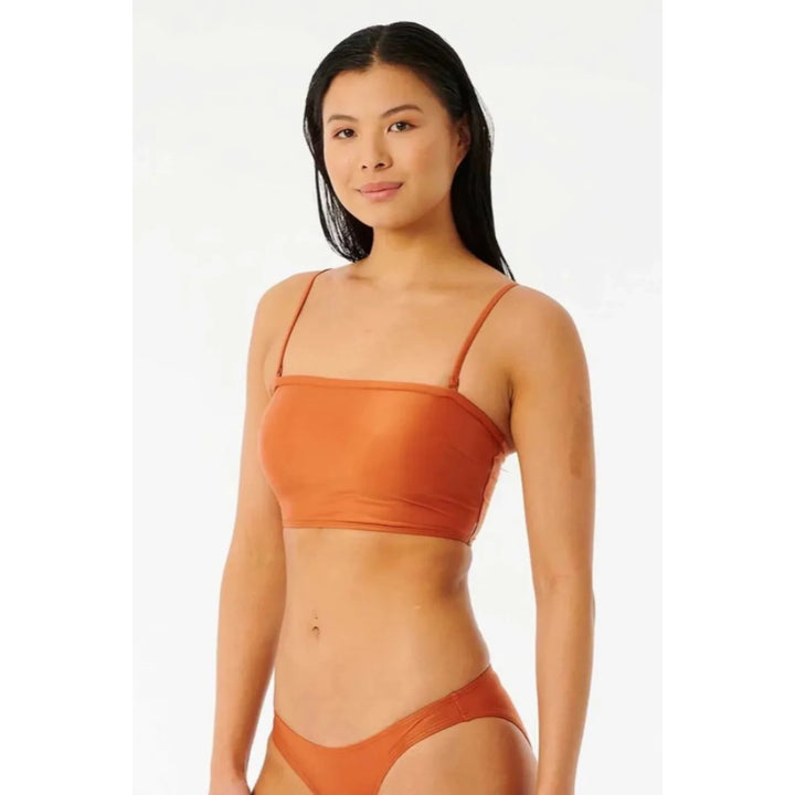 RIP CURL CLASSIC SURF BANDEAU TOP AUBURN