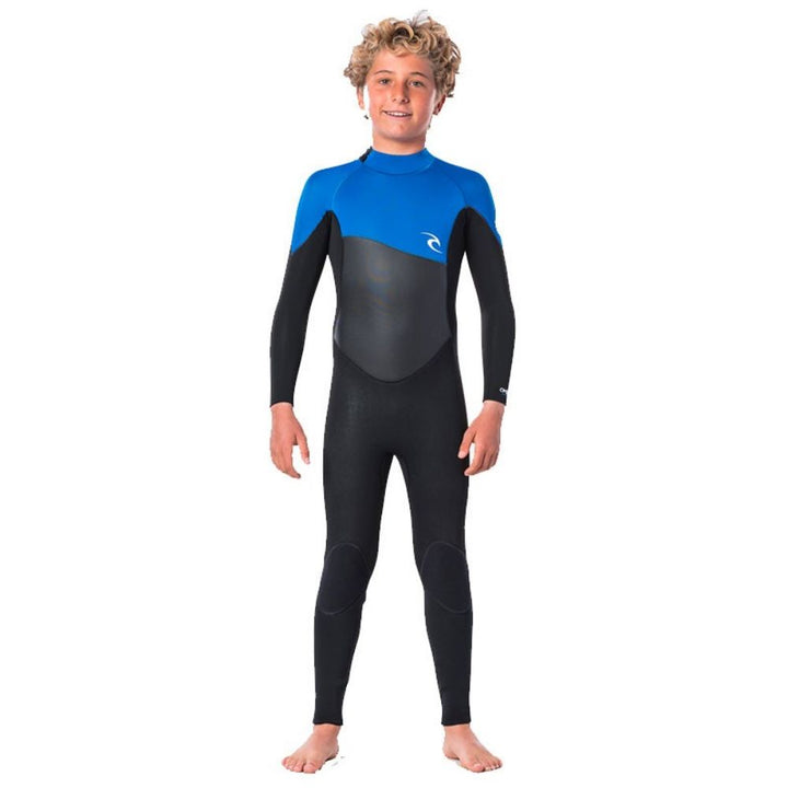 RIP CURL JUNIOR OMEGA 3/2 BACK ZIP BLUE