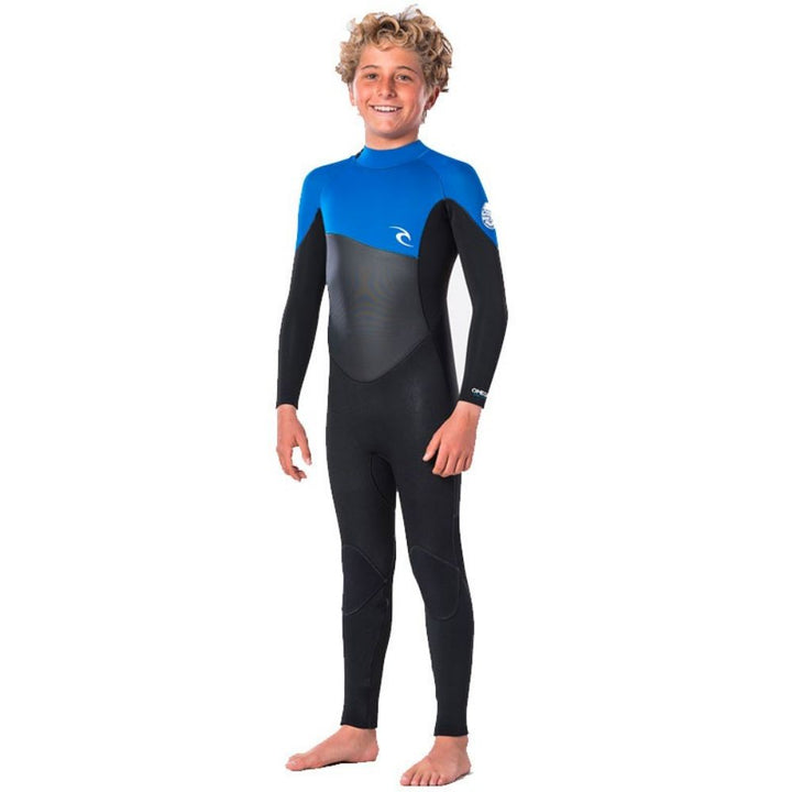 RIP CURL JUNIOR OMEGA 3/2 BACK ZIP BLUE