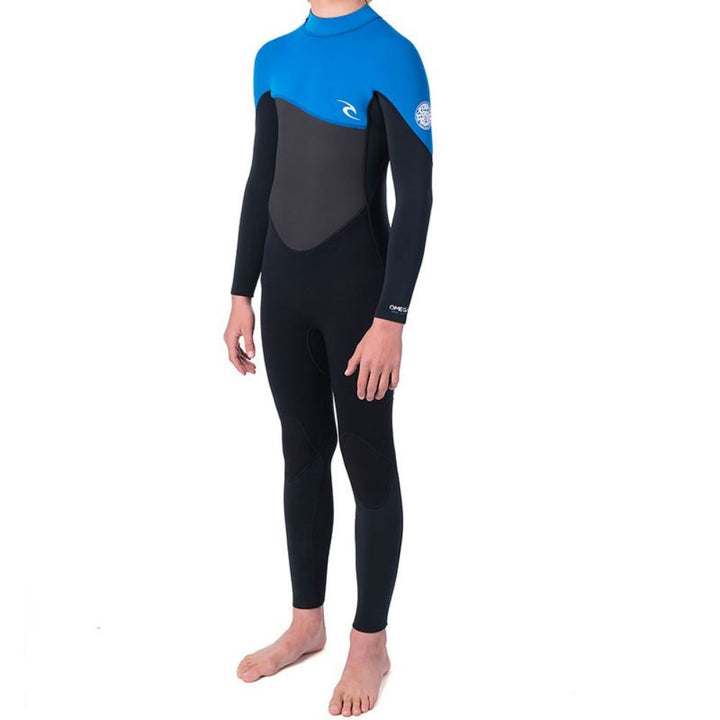 RIP CURL JUNIOR OMEGA 3/2 BACK ZIP BLUE