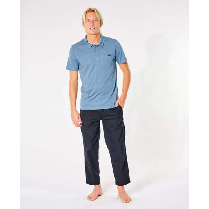 RIP CURLTOO EASY POLO BLUE GUM MARLE