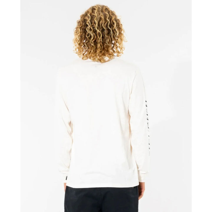 RIP CURL FADE OUT ICON LONG SLEEVE BONE
