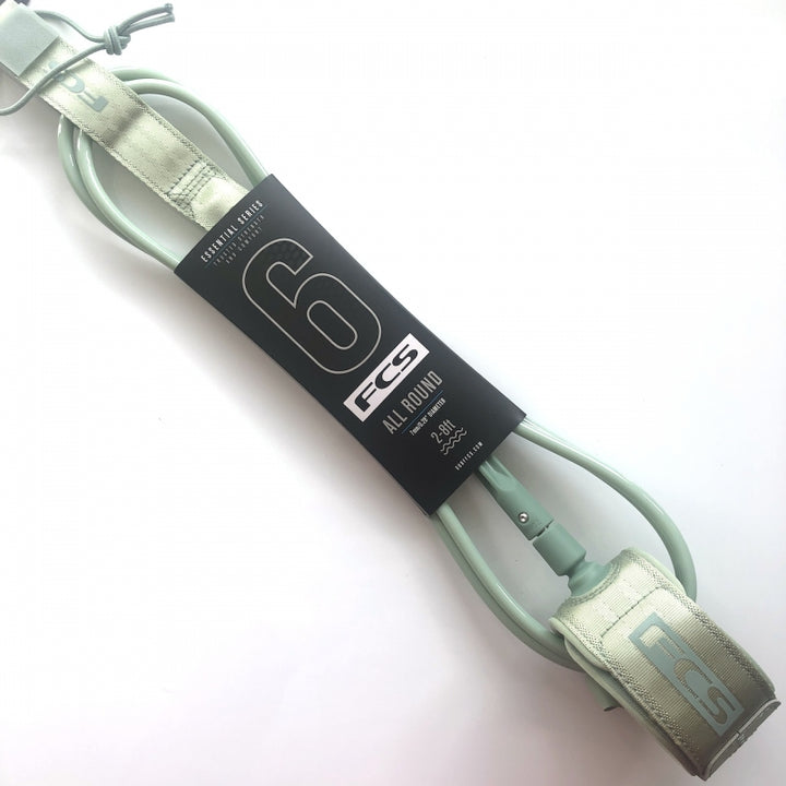 FCS ALL ROUND ESSENTIAL LEASH 7' ECO GREEN
