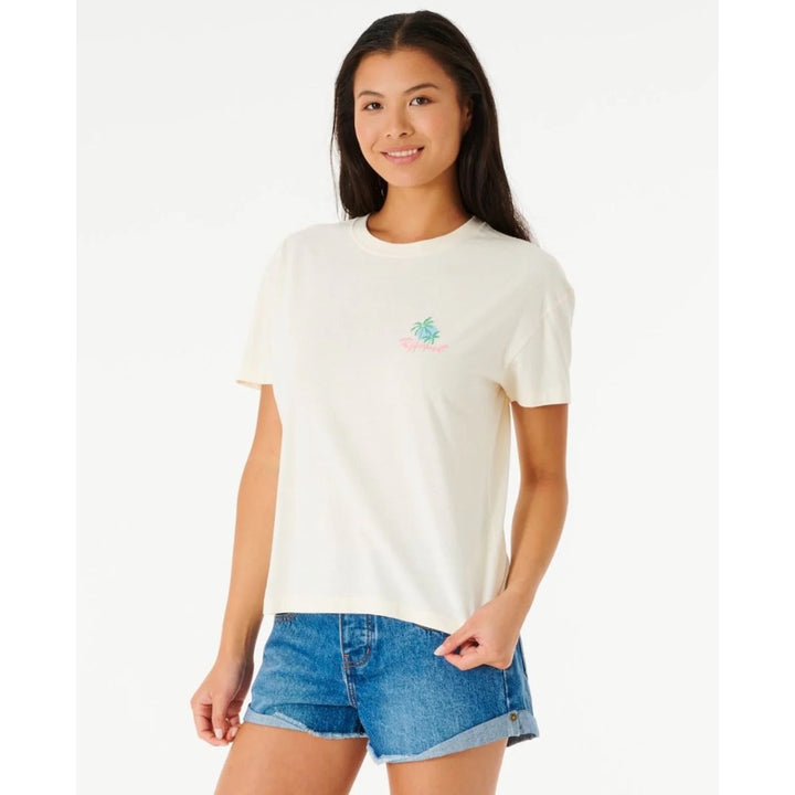 RIP CURL THE TROPICS RELAXED TEE BONE