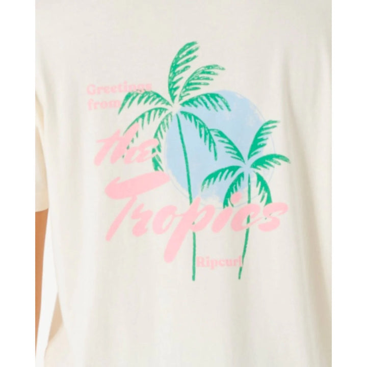 RIP CURL THE TROPICS RELAXED TEE BONE
