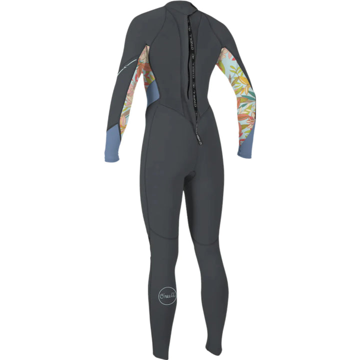 O'NEILL WMS BAHIA 3/2 BACK ZIP GRAPH/DAHLIA