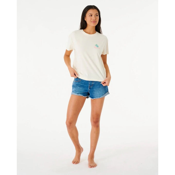 RIP CURL THE TROPICS RELAXED TEE BONE