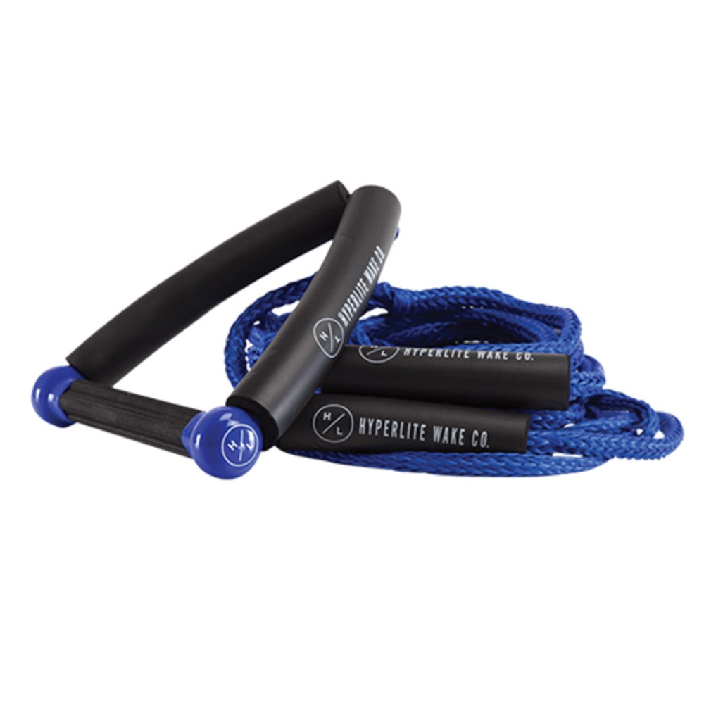 HYPERLITE 25' SURF ROPE W/HANDLE BLUE