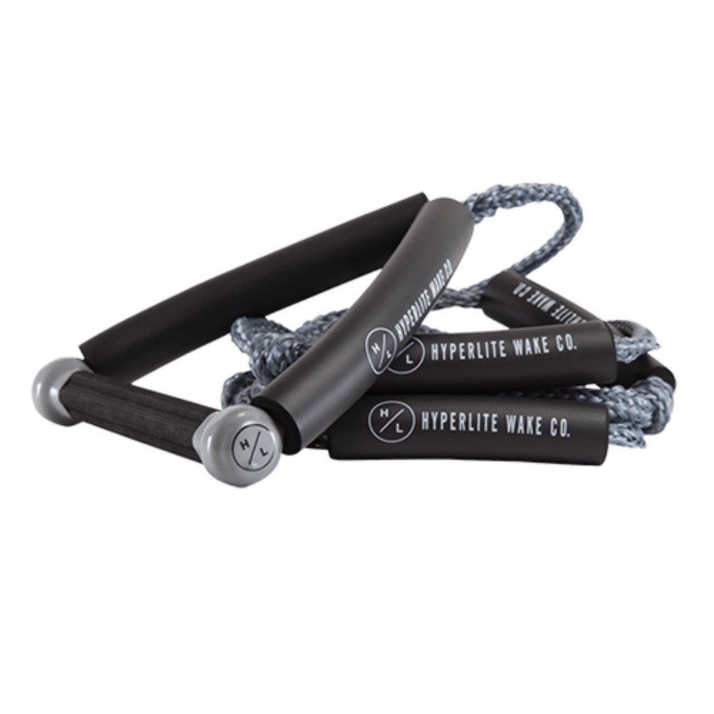 HYPERLITE 25' SURF ROPE W/ HANDLE GREY
