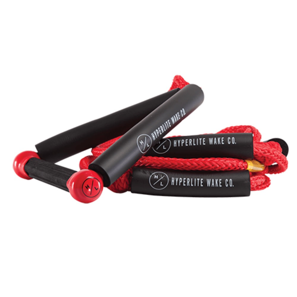 HYPERLITE 25' SURF ROPE W/HANDLE RED