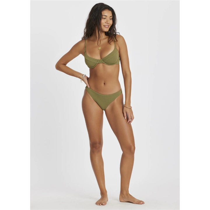 SISSTR WAVY DAYS UNDERWIRE TOP CACTUS