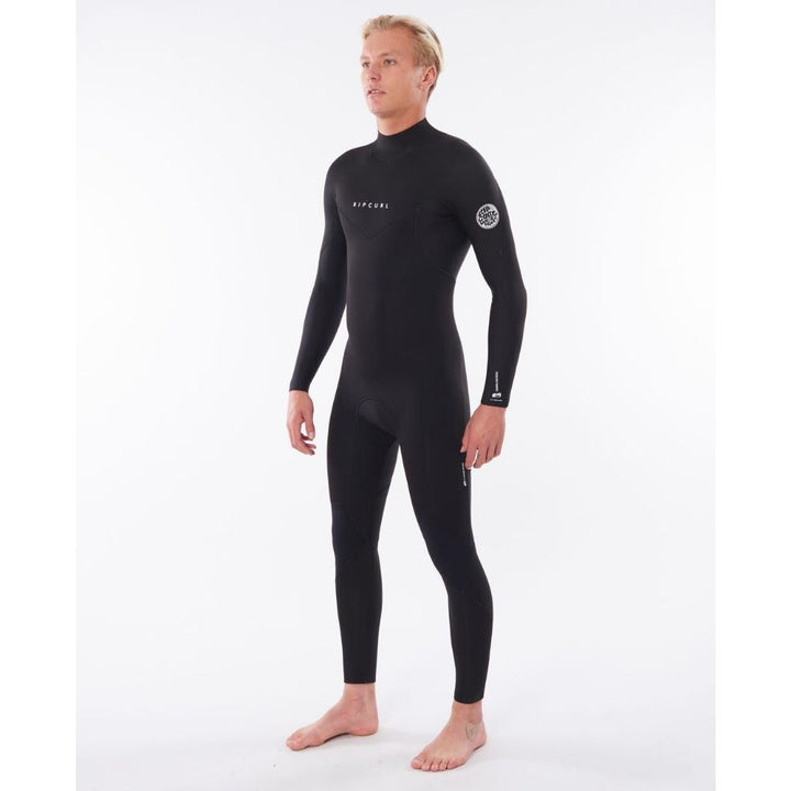 RIP CURL DAWN PATROL 4/3 BACK ZIP BLACK