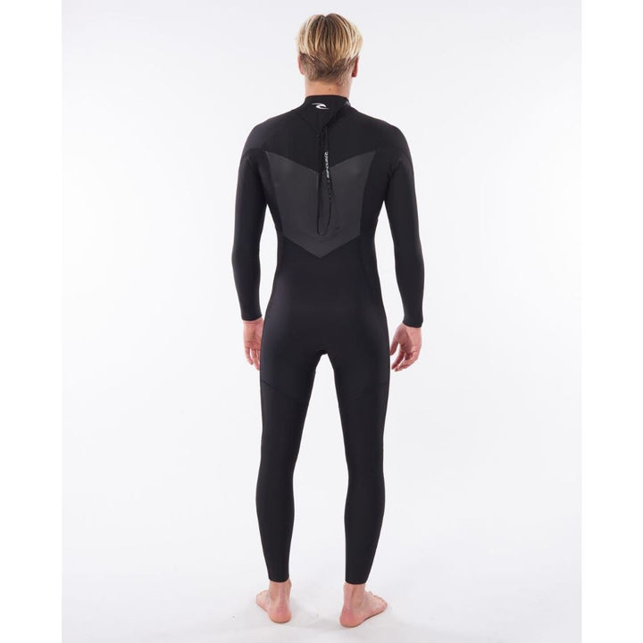 RIP CURL DAWN PATROL 4/3 BACK ZIP BLACK