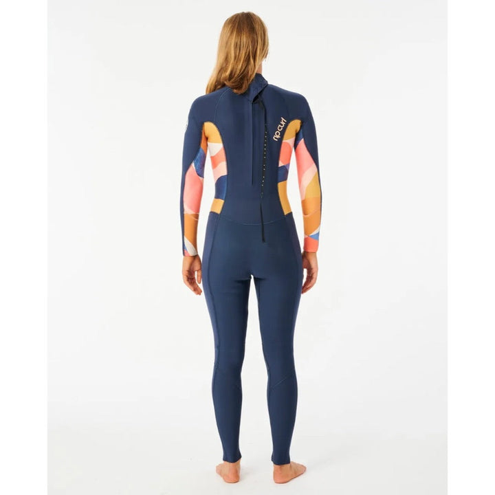 RIP CURL WMS DAWN PATROL 3/2 BACK ZIP PEACH