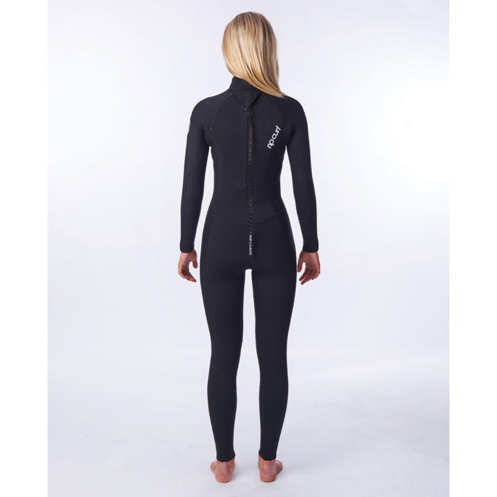 RIP CURL WMS DAWN PATROL 4/3 BACK ZIP BLACK