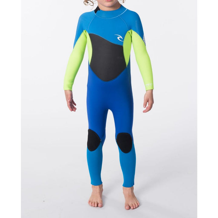 RIP CURL GROMS OMEGA 3/2 BACK ZIP LIGHT BLUE