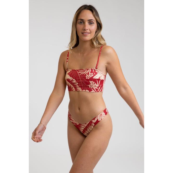 RHYTHM MAHINA HIPSTER BOTTOM SCARLET