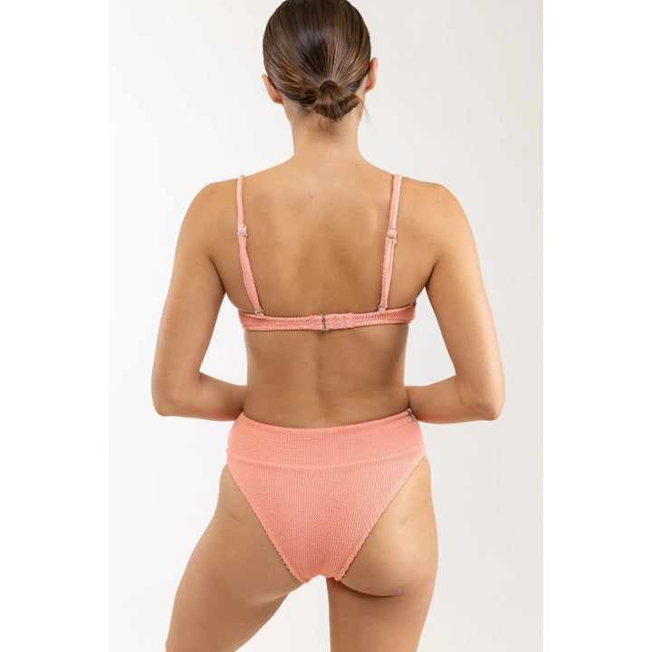 RHYTHM WAVE BREAK CROP TOP ROSE