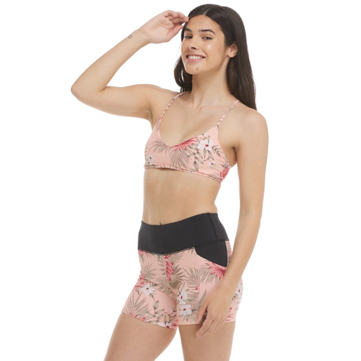 BODY GLOVE CAMELIA ALANI FIXED-TRIANGLE TOP PEACHY