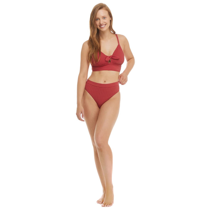 BODY GLOVE SENSES MARLEE HIGH-WAIST BOTTOM CHERRY