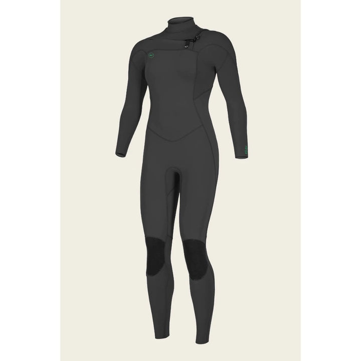 O'NEILL WMS NINJA 4/3 CHEST ZIP BLACK