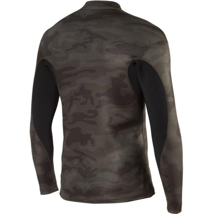 VISSLA SOLID SETS 2MM FRONT ZIP JACKET CAMO