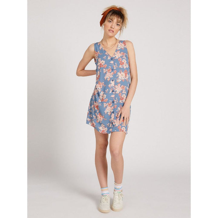 VOLCOM FORGET YOSELF MINI DRESS MULTI
