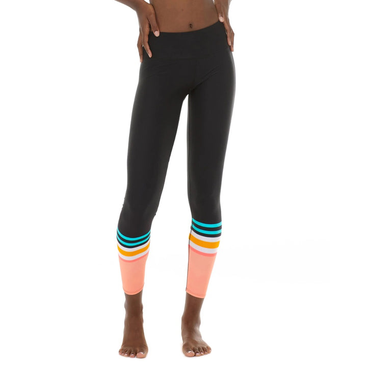 BODY GLOVE CORAL REEF ALOHA LEGGING BLACK