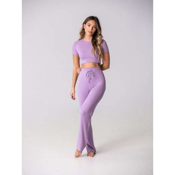 PIXIE WOO LOUNGE TOP THE ESSENTIAL EDIT PURPLE
