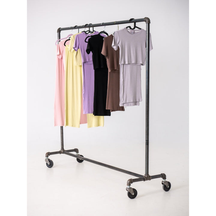 PIXIE WOO LOUNGE TOP THE ESSENTIAL EDIT PURPLE