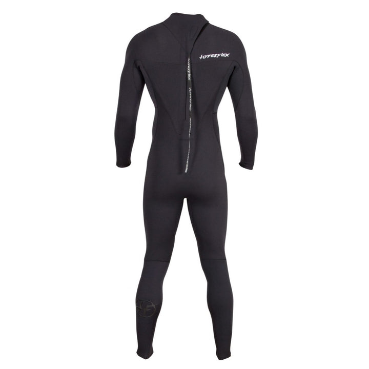 HYPERFLEX VYRL 4/3 BACK ZIP BLACK