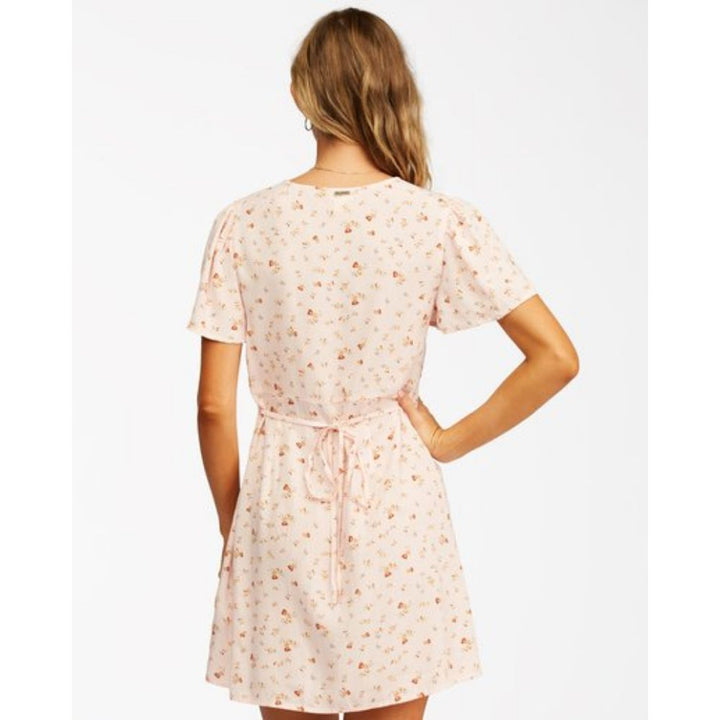 BILLABONG FULL SWING MINI DRESS SOFT PINK