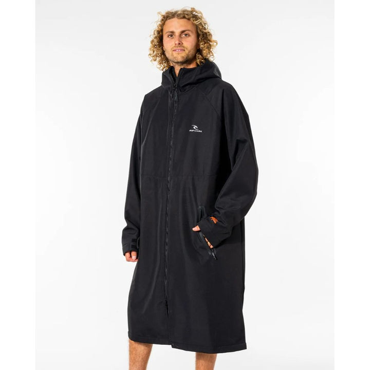 RIP CURL HOODED ANTI SERIES PONCHO BLACK