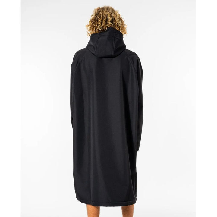 RIP CURL HOODED ANTI SERIES PONCHO BLACK