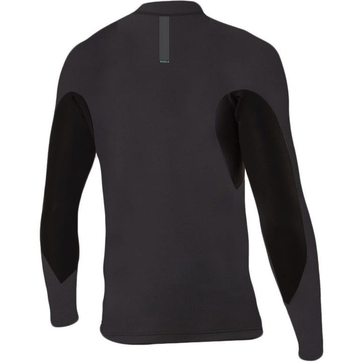 VISSLA NORTH SEAS 2MM FRONT ZIP JACKET BLACK