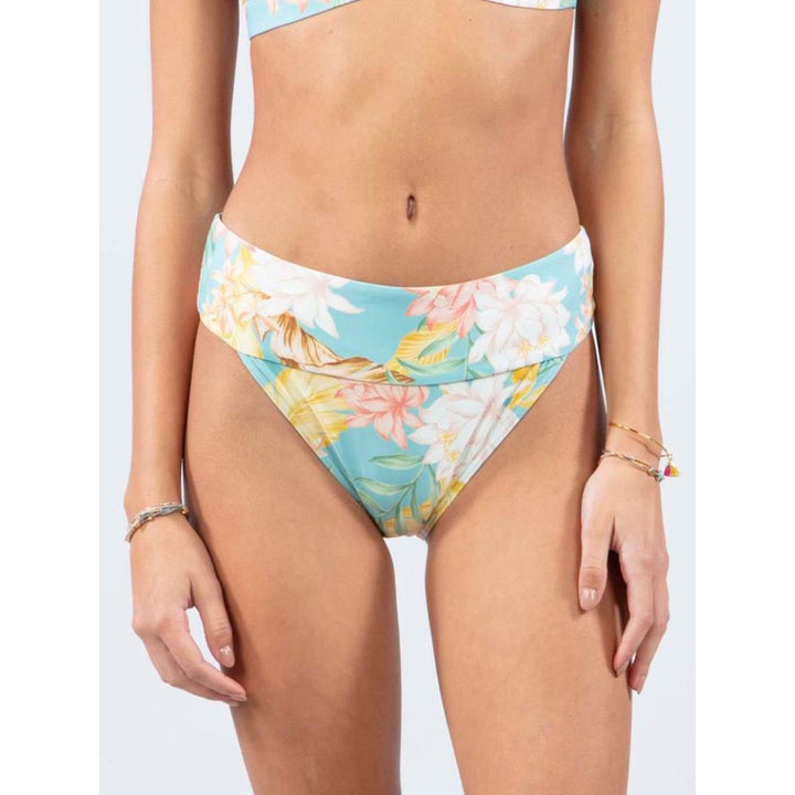 RIP CURL LA BONITA HIGH WAIST BOTTOM TEAL