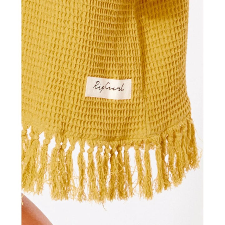 RIP CURL WOMEN'S STONEWASH HOODED TOWEL GOLD