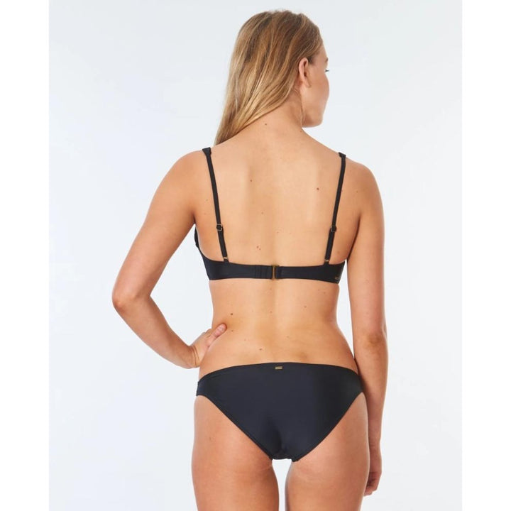 RIP CURL CLASSIC SURF ECO D-DD PLUNGE TOP BLACK