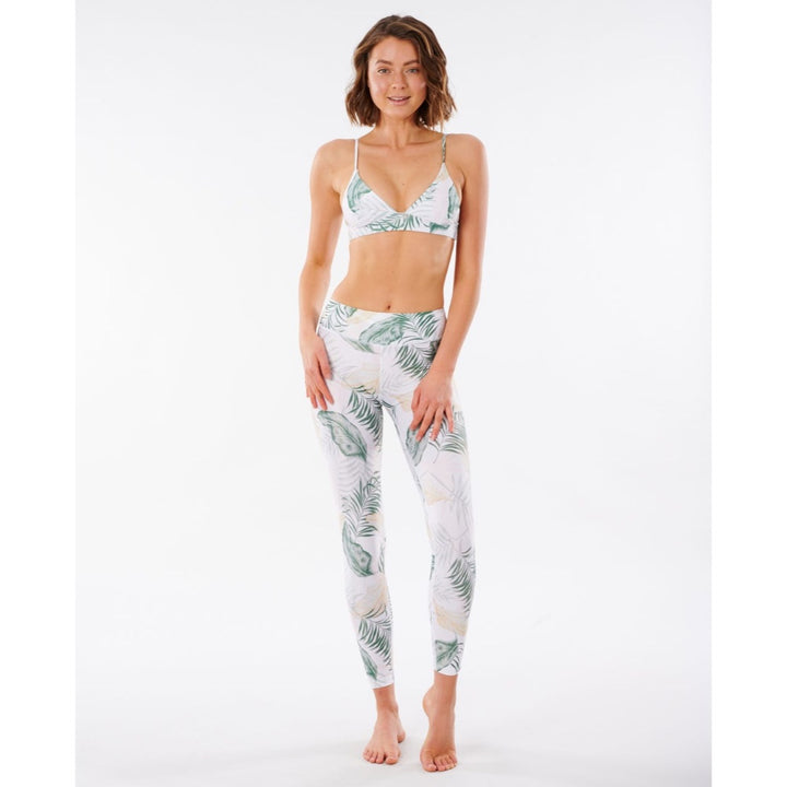 RIP CURL COASTAL PALMS UV SURF PANT WHITE