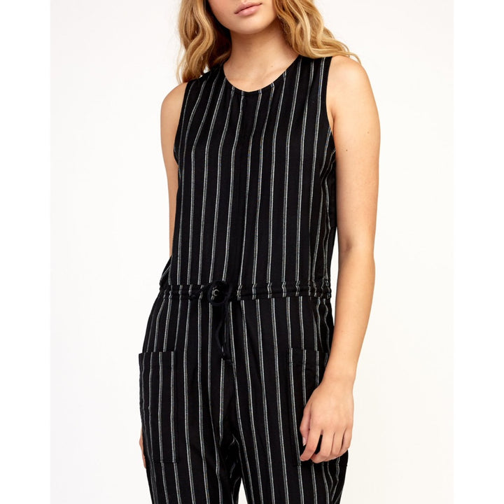 RVCA POP OUT JUMPER BLACK STRIPE