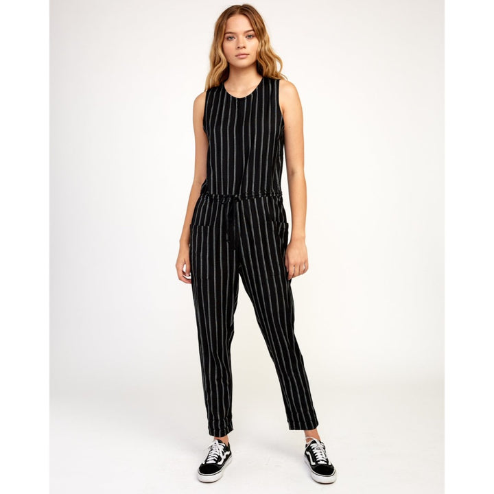 RVCA POP OUT JUMPER BLACK STRIPE