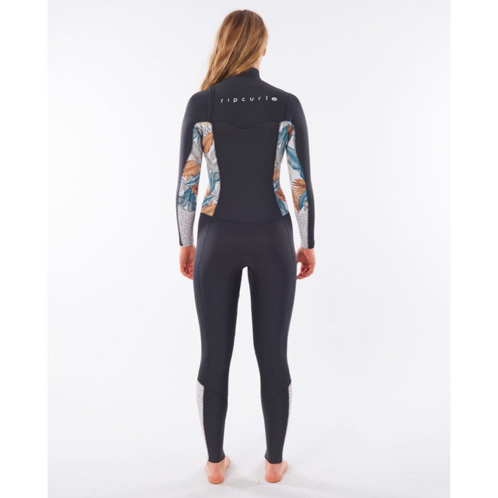 RIP CURL WMS DAWN PATROL 4/3 CHEST ZIP CHARCOAL GREY